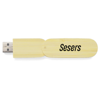 Bambukinis USB raktas „Sesers“ 16 GB