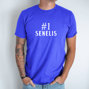 Unisex marškinėliai su spauda „Nr. 1 Senelis“