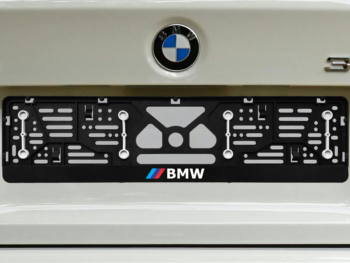 Numerių rėmelis su guminėmis tarpinėmis „BMW-m“