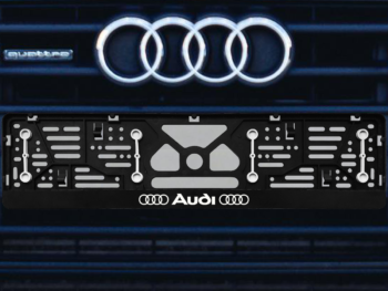 Numerių rėmelis su guminėmis tarpinėmis „Audi“