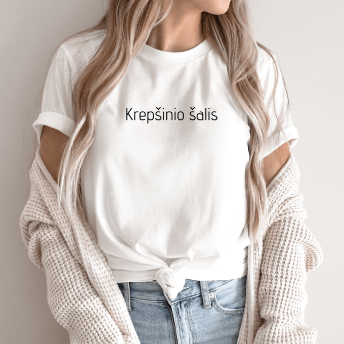 Unisex marškinėliai su spauda „Krepšinio“ - Image 9