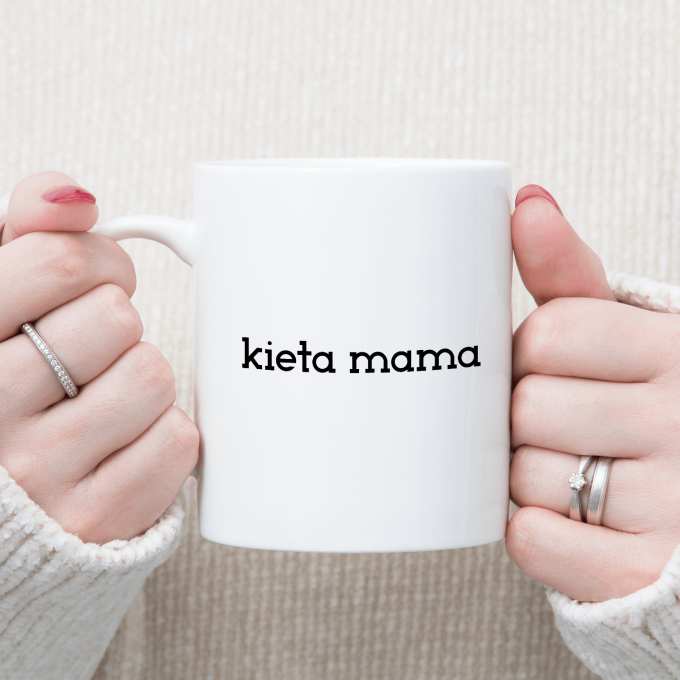 Puodelis „Kieta mama“