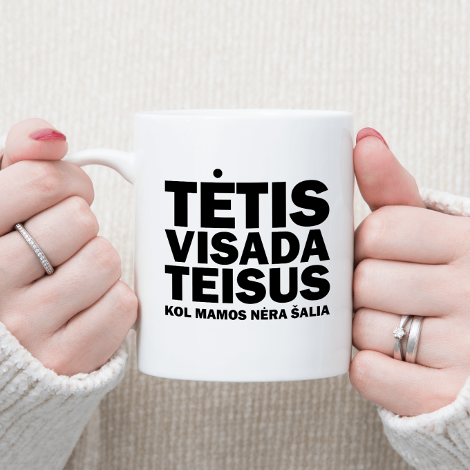 Puodelis „Tėtis visada teisus“